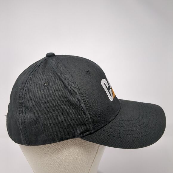 CAT Western States Equipment Black OS Adjustable Embroidered 6 Panel Cotton - Picture 4 of 8